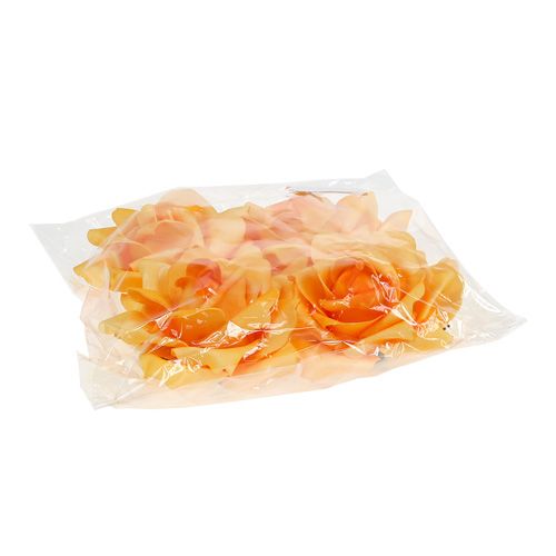 Artículo Rosa Foam Ø15cm Amarillo 4uds