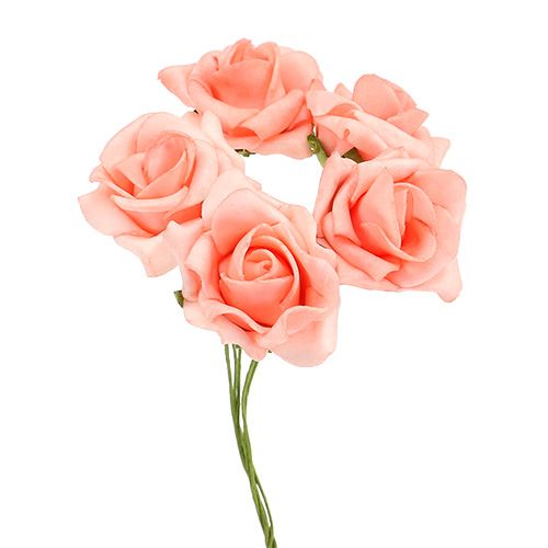 Rosa Foam Ø4,5cm Salmón 36uds
