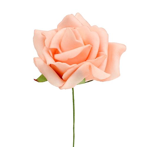 Floristik24 Rosa Foam Ø 6cm rosa salmón 27uds