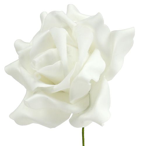 Rosa Foam Blanca Ø15cm 4uds