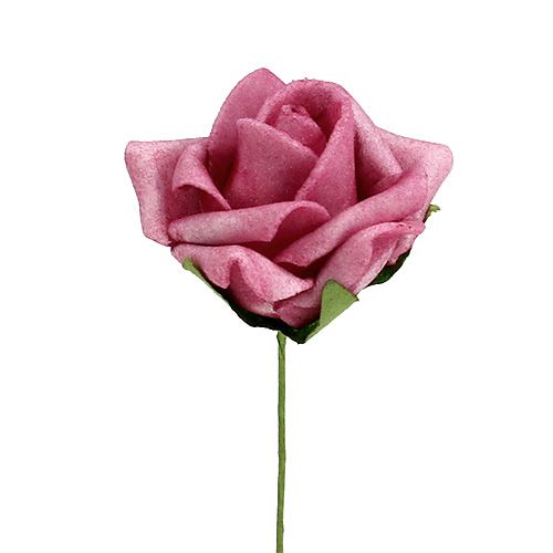 Artículo Foamrose mini rosas Ø3,5cm brezo 48uds