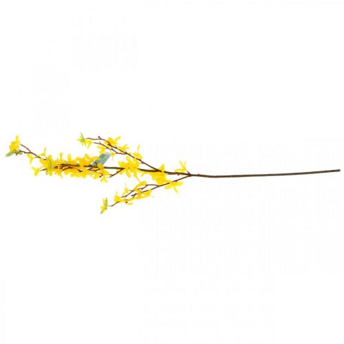 Floristik24 Forsitia artificial, campanas de oro de rama artificial, decoración de primavera L82cm