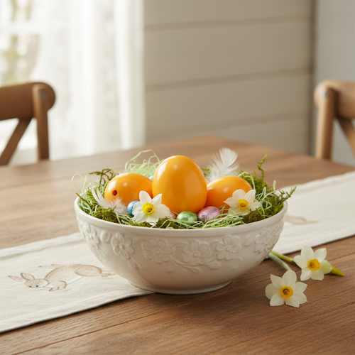 Artículo Huevos de Pascua, huevos de gallina reales, perfectos para manualidades creativas y artesanías de Pascua, 5 cm, 10 unidades