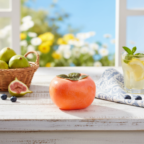 Artículo Fruta artificial de caqui fruta artificial decorativa Ø8cm H5.5cm