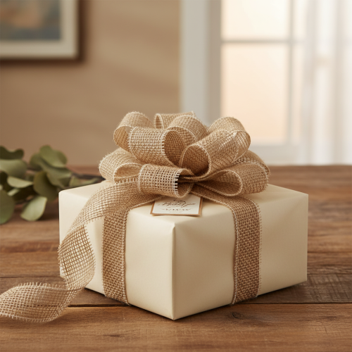 Artículo Cinta de yute natural, 5 cm de ancho, 40 m de largo