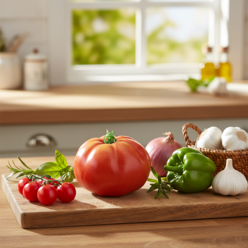 Artículo Tomate carne artificial tomate chupete alimentario Ø10cm