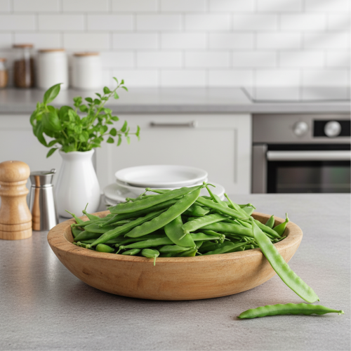 Artículo Guisantes verdes Alimento artificial Verduras 11,5 cm 24 piezas