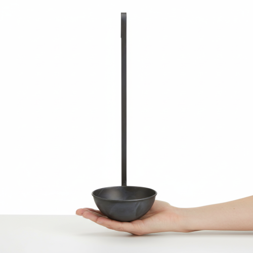 Artículo Maceta decorativa con forma de paleta, color antracita, colgante, Ø16,5 cm, 2 unidades.