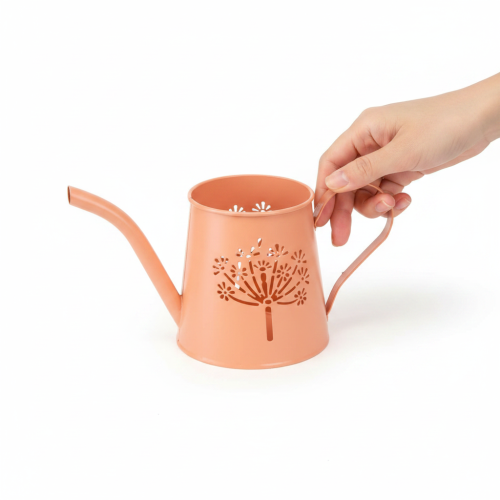 Regaderas decorativas de metal con diseño de diente de león naranja, portavelas, 12 cm, 2 unidades. | Floristik24.es