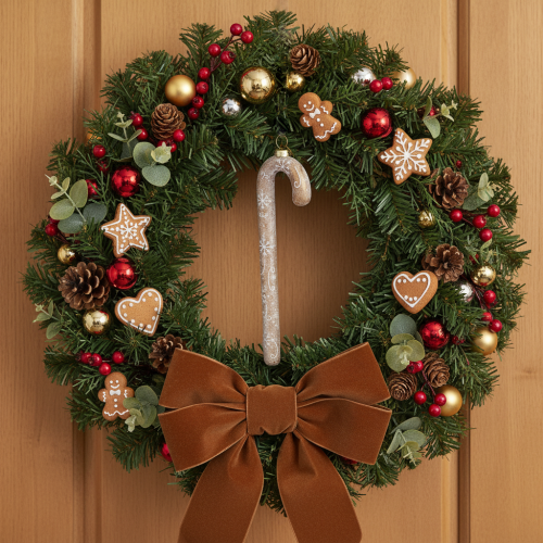 Adorno de cristal con forma de bastón de caramelo, decoración navideña nostálgica para el árbol, 22 cm. | Floristik24.es