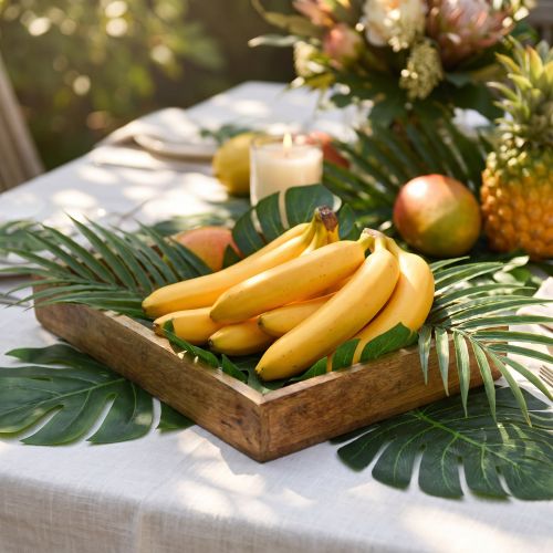 Plátano artificial amarillo de 18 cm. | Floristik24.es