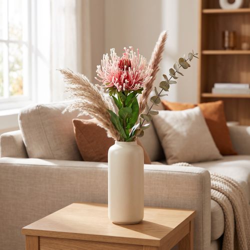 Protea Artificial Rosa 73cm | Floristik24.es