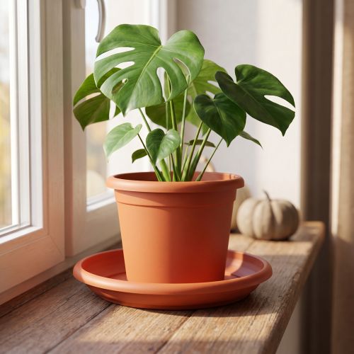 Posavasos “Linda” Ø28cm terracota | Floristik24.es
