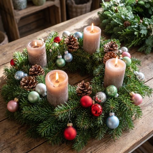 Mini bolas navideñas mate/brillante surtidas Ø2,5cm 22 uds Varios colores | Floristik24.es