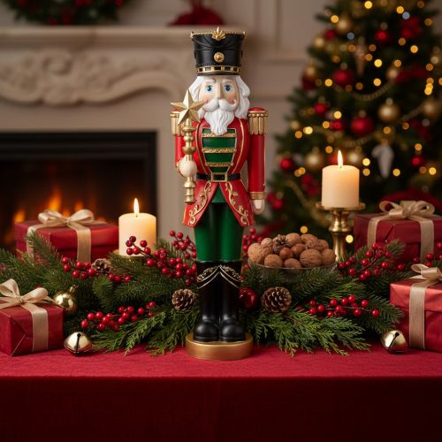 Figura decorativa de Cascanueces para Navidad, 59 cm. | Floristik24.es