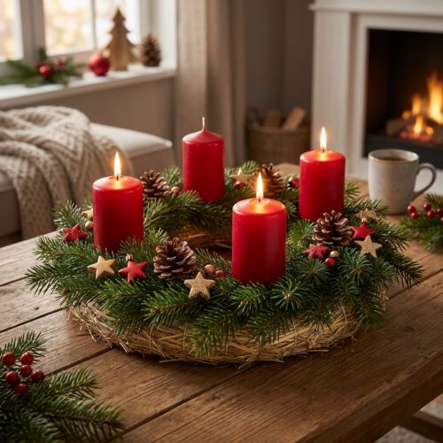 Corona de paja natural de 35 cm, base para coronas decorativas, corona de Adviento y decoración para todo el año, juego de 10 | Floristik24.es