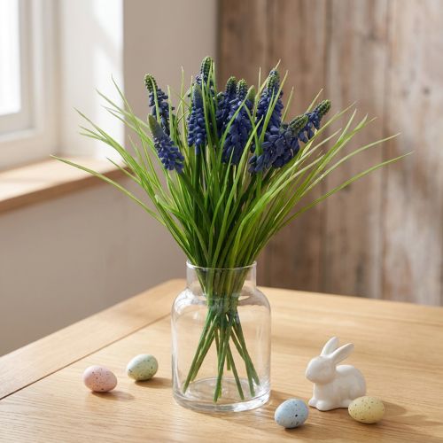 Jacintos de uva 28cm - 30cm Azul 15 uds | Floristik24.es