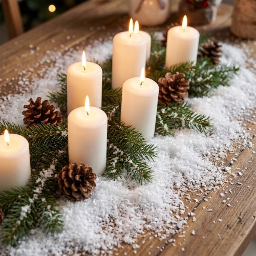 Deco copos de nieve gruesos 100g | Floristik24.es