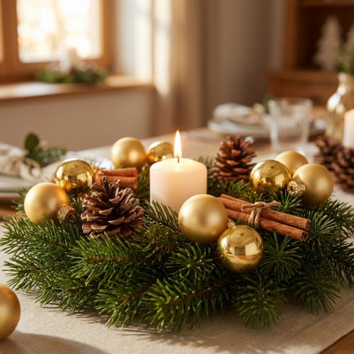Mini bolas navideñas de cristal doradas Ø2,5cm 22 uds | Floristik24.es