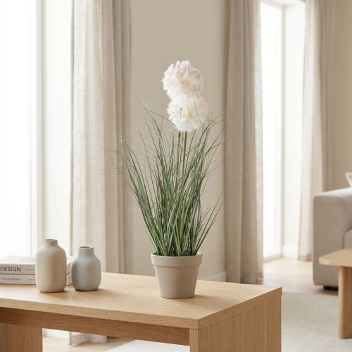 Plantas artificiales en maceta barba de cabra plantas artificiales en maceta 58cm | Floristik24.es