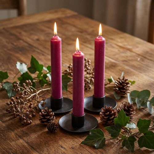 Velas de cera de palo corto en