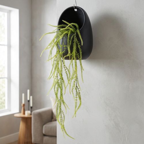 Planta artificial de mijo verde para elegantes decoraciones colgantes y elegantes detalles de habitación, 114 cm | Floristik24.es