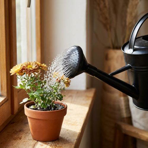 Regadera ducha negra 5l | Floristik24.es