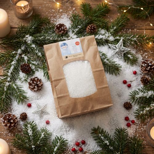 Maíz blanco nieve decorativo