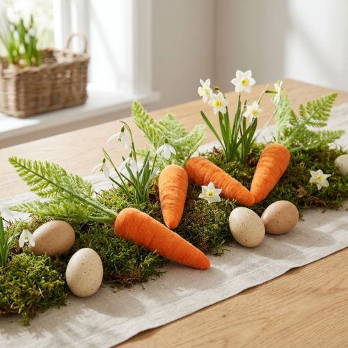 Decoración de zanahorias