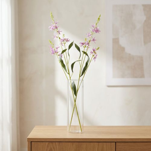 Artículo Flor artificial Triteleia para una elegante decoración floral en espacios habitables, 110 cm, 2 piezas