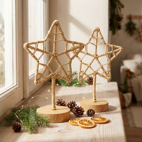 Decoración estrella soporte