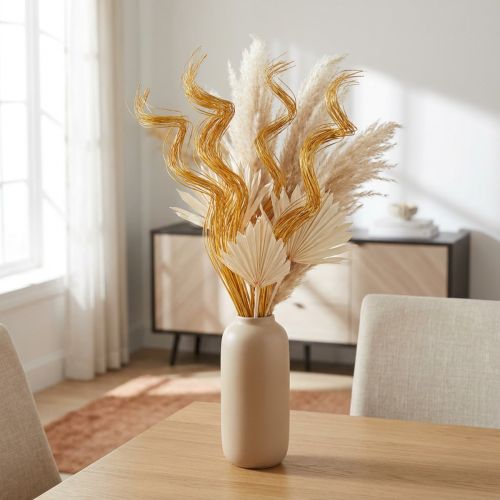 Ting Ting Rizado 60cm amarillo dorado 40uds | Floristik24.es