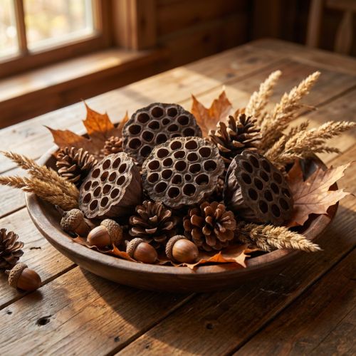 Artículo Bulbo de loto grande 100 piezas natural
