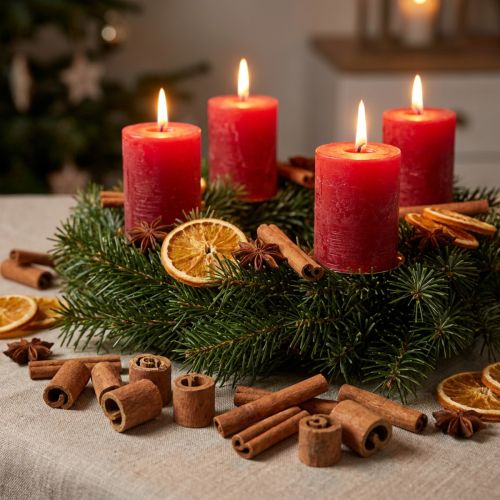 Decoración navideña canela en rama, canela seca 2-3,5cm 500g | Floristik24.es