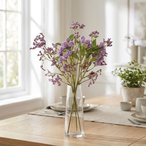 Ramo de flores artificiales, flores de seda, morado, decorativo, 51 cm | Floristik24.es