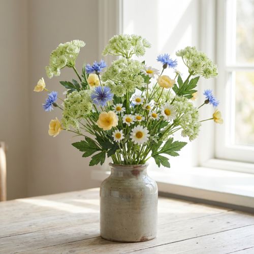 Eneldo artificial blanco 49cm 6uds | Floristik24.es