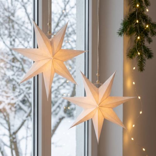 Ventana de Pascua, estrellas de papel navideñas, estrella plegable Ø21cm 4ud | Floristik24.es