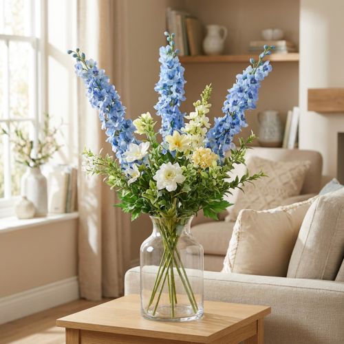 Delfinio artificial Delfinio azul Flor artificial Flores de seda | Floristik24.es