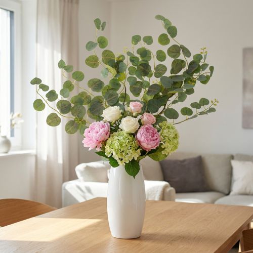 Rama de eucalipto decorativa, ideal decoración de mesa, 120cm | Floristik24.es