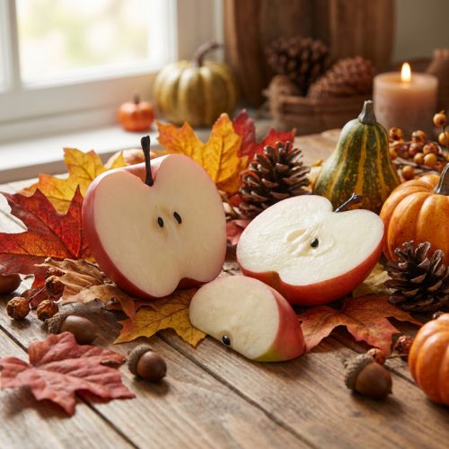 Manzanas decorativas fruta artificial en trozos 6-7cm 10 piezas | Floristik24.es
