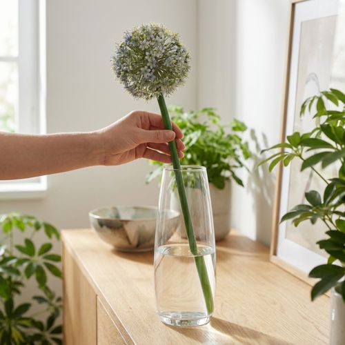 Rama artificial de Allium con flores, aspecto realista, 90 cm | Floristik24.es