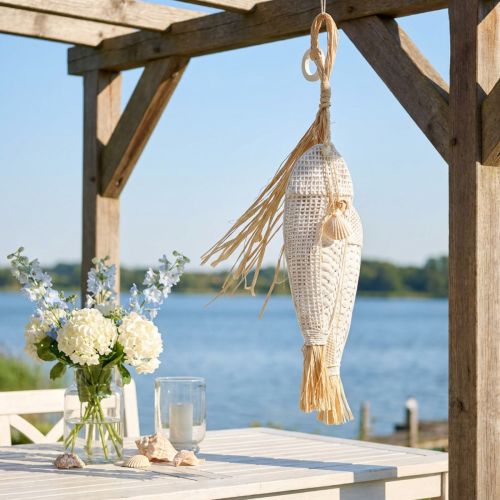 Peces para colgar, marítimo, perchas de decoración con peces, decoraciones de fiesta tropical | Floristik24.es