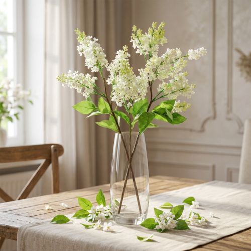 Rama lila blanca 84cm | Floristik24.es