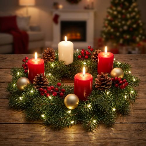 Guirnalda de luces micro LED Luces navideñas temporizador 180 cm | Floristik24.es