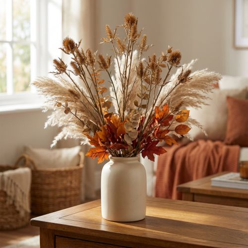 Rama de cardo artificial Dorado L71.5cm | Floristik24.es