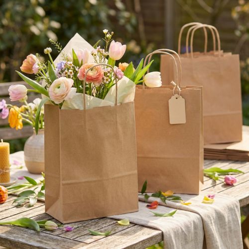 Bolsas de papel bolsas de papel bolsas de papel 18x8cm 50uds | Floristik24.es