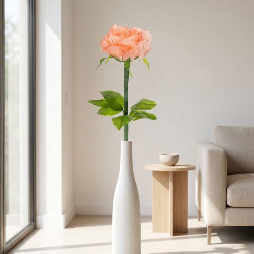Artículo Rosa artificial, flor gigante para una decoración de interiores elegante y encantadora, 92 cm.