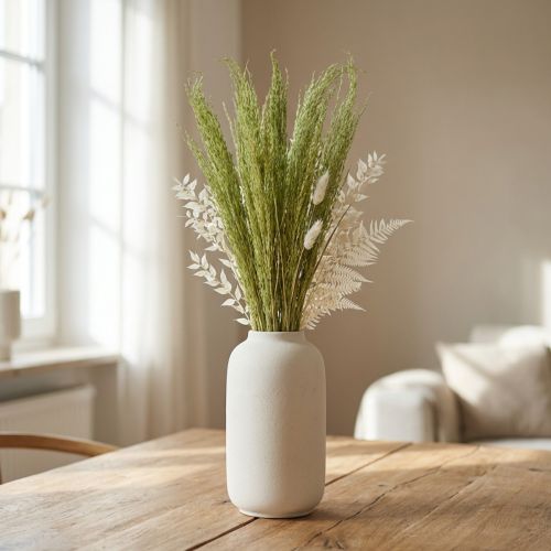 Artículo Hierba Doblada Agrostis Capillaris Hierbas Secas Verde 65cm 80g