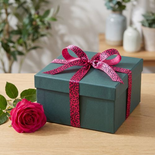 Artículo Cinta decorativa con estampado de leopardo, rosa, 15 mm x 18 m