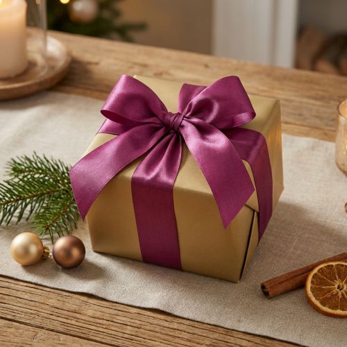 Artículo Cinta decorativa tafetán cinta regalo Erika 40mm 50m